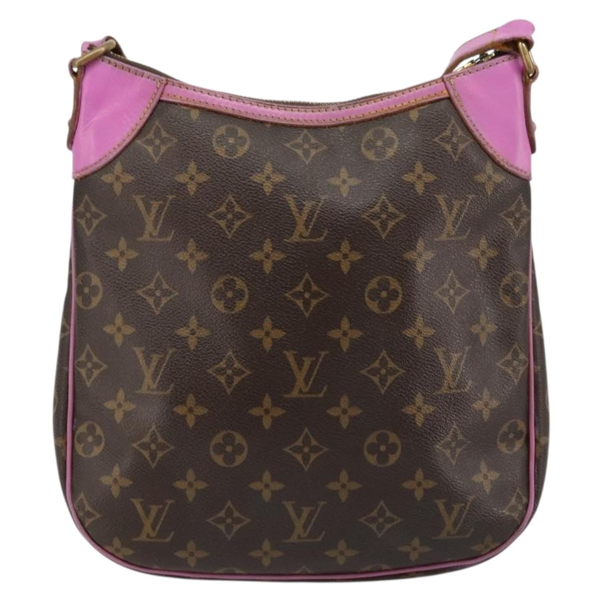 Louis Vuitton Odeon Handbag Monogram Canvas Brown Canvas Shoulder Bag Bag (Pre-Owned)