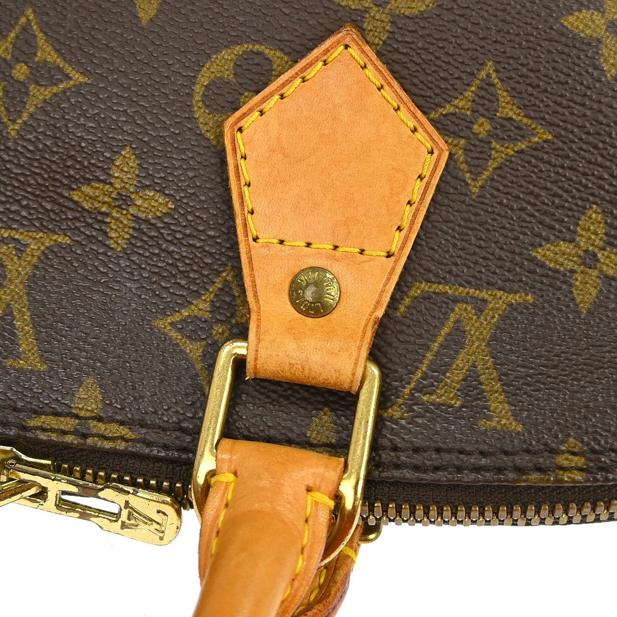 Louis Vuitton Alma Handbag Monogram Canvas Brown Canvas Handbag (Pre-Owned)