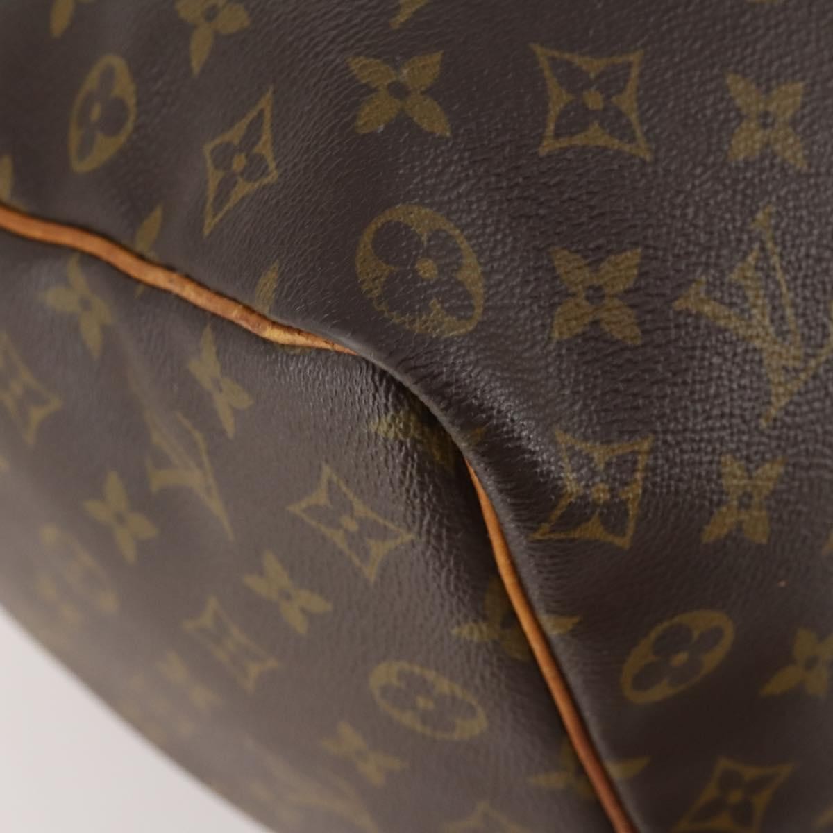 Louis Vuitton Keepall Bag Monogram Canvas Brown Canvas Travel Bag Bag (Pre-Owned)