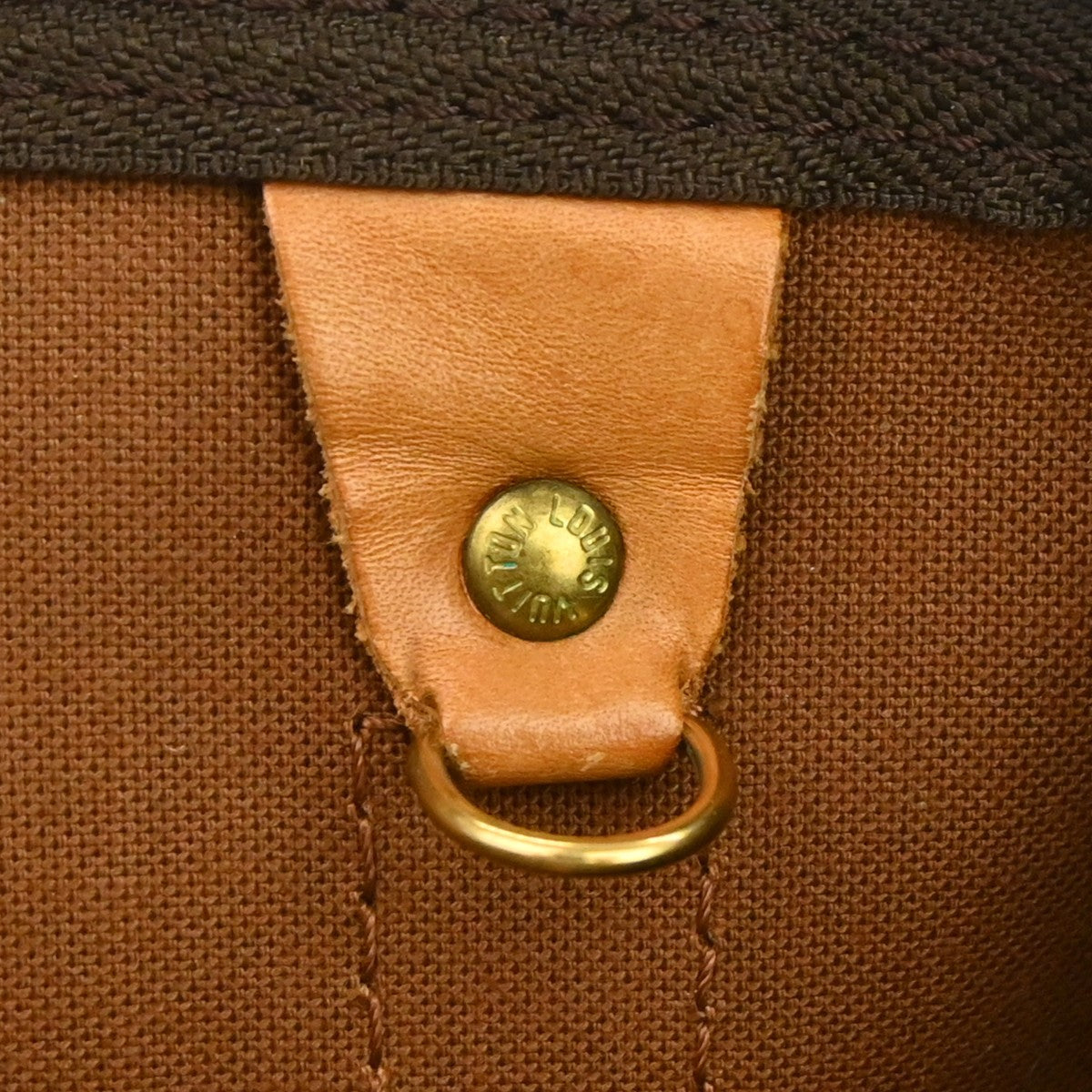 Louis Vuitton Keepall Bag Monogram Canvas Brown Canvas Travel Bag Bag (Pre-Owned)
