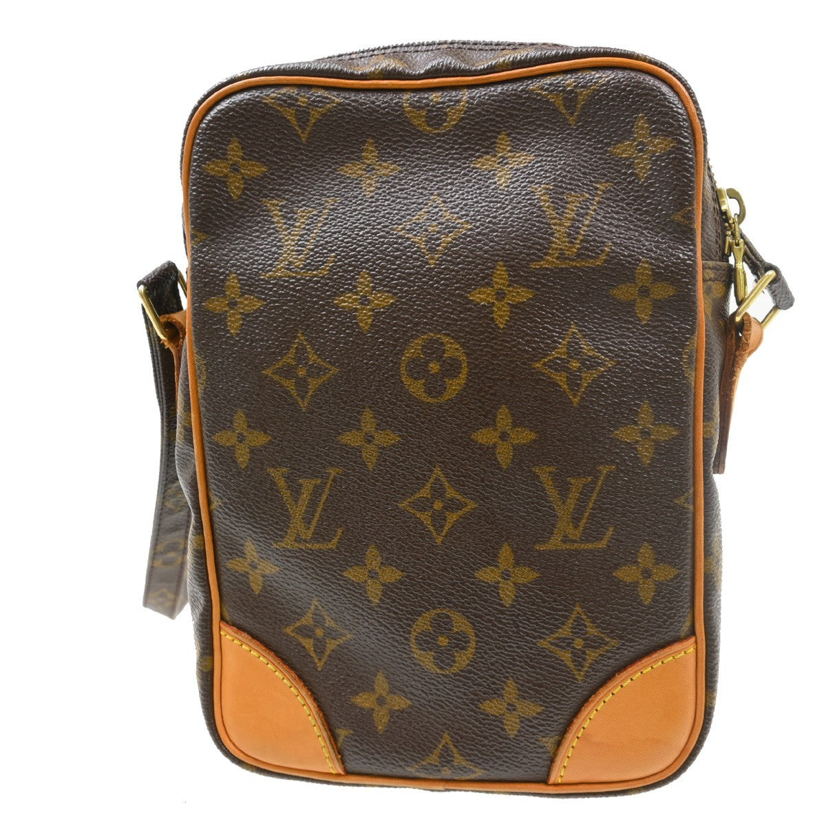 Louis Vuitton Amazone Bag Monogram Canvas Brown Canvas Shoulder Bag Bag (Pre-Owned)