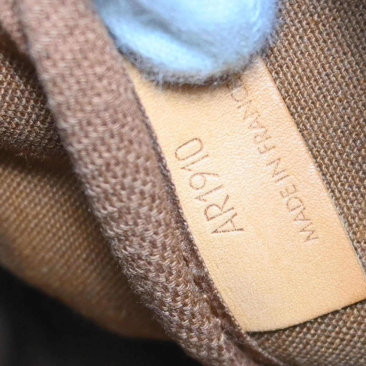 Louis Vuitton Saumur Handbag Monogram Canvas Brown Canvas Shoulder Bag Bag (Pre-Owned)