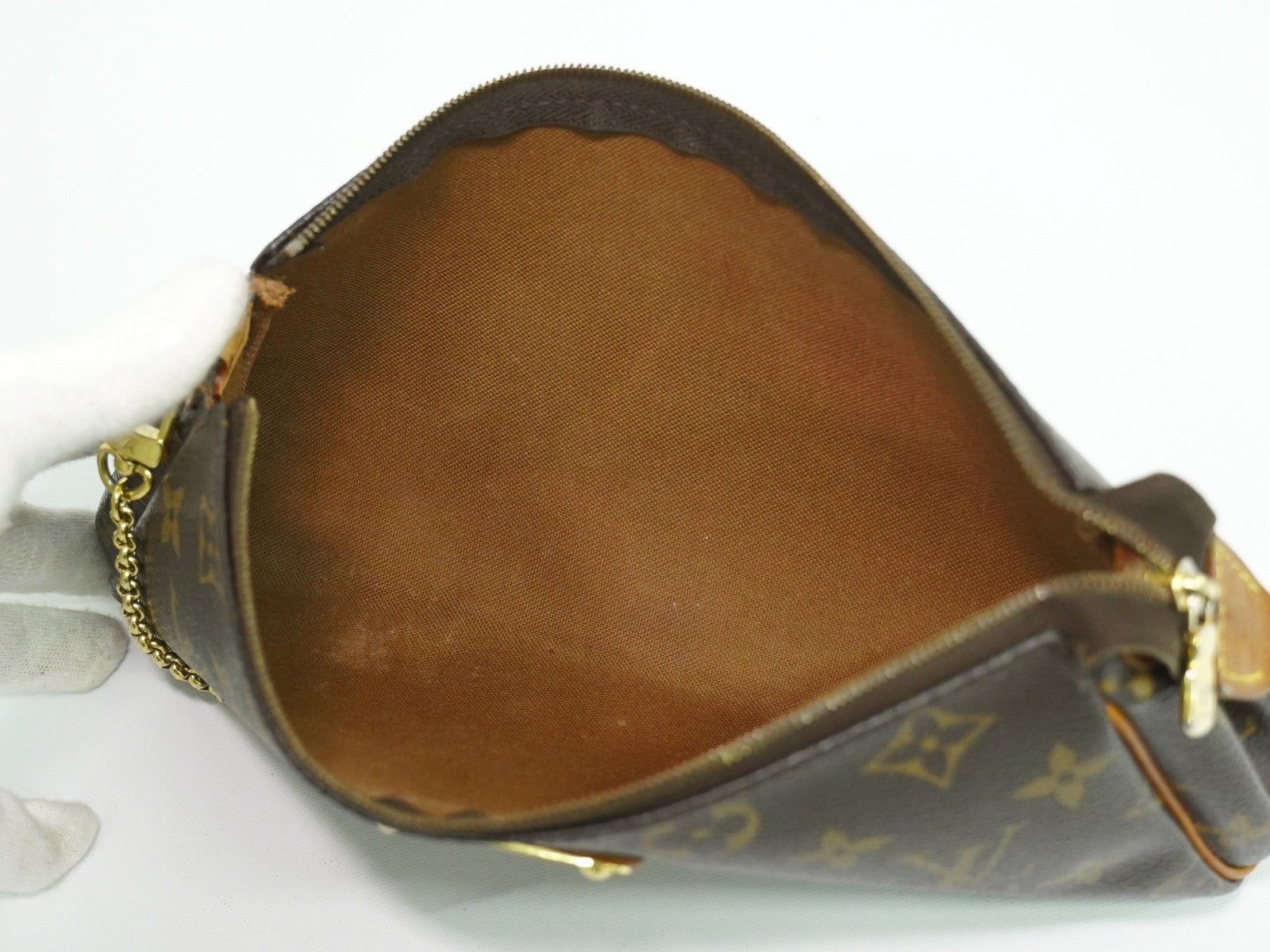 Louis Vuitton Eva Handbag Monogram Canvas Brown Canvas Clutche & Pouche Bag (Pre-Owned)