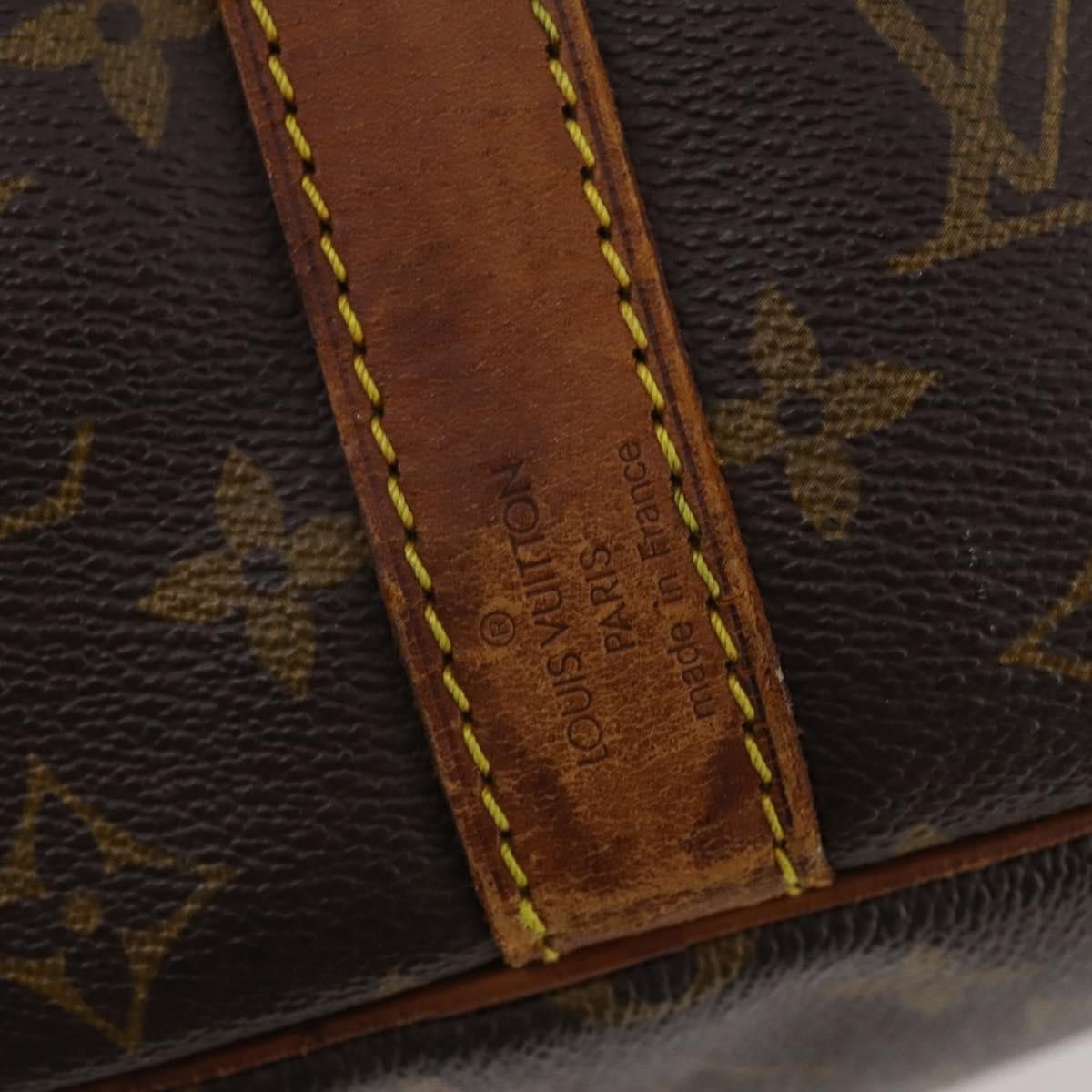 Louis Vuitton Keepall Bandouliere Bag Monogram Canvas Brown Canvas Travel Bag Bag (Pre-Owned)