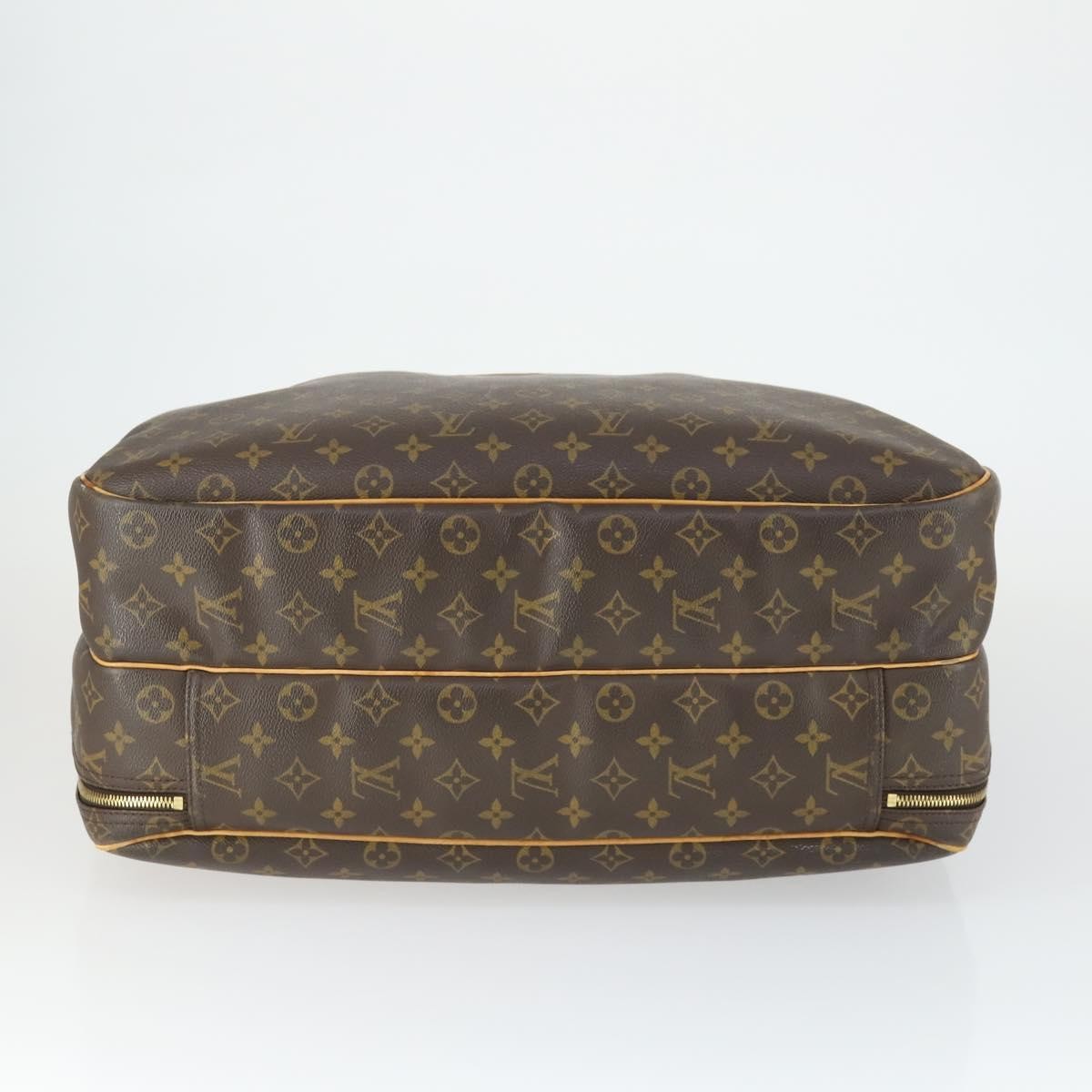 Louis Vuitton Alize Bag Monogram Canvas Brown Canvas Travel Bag Bag (Pre-Owned)