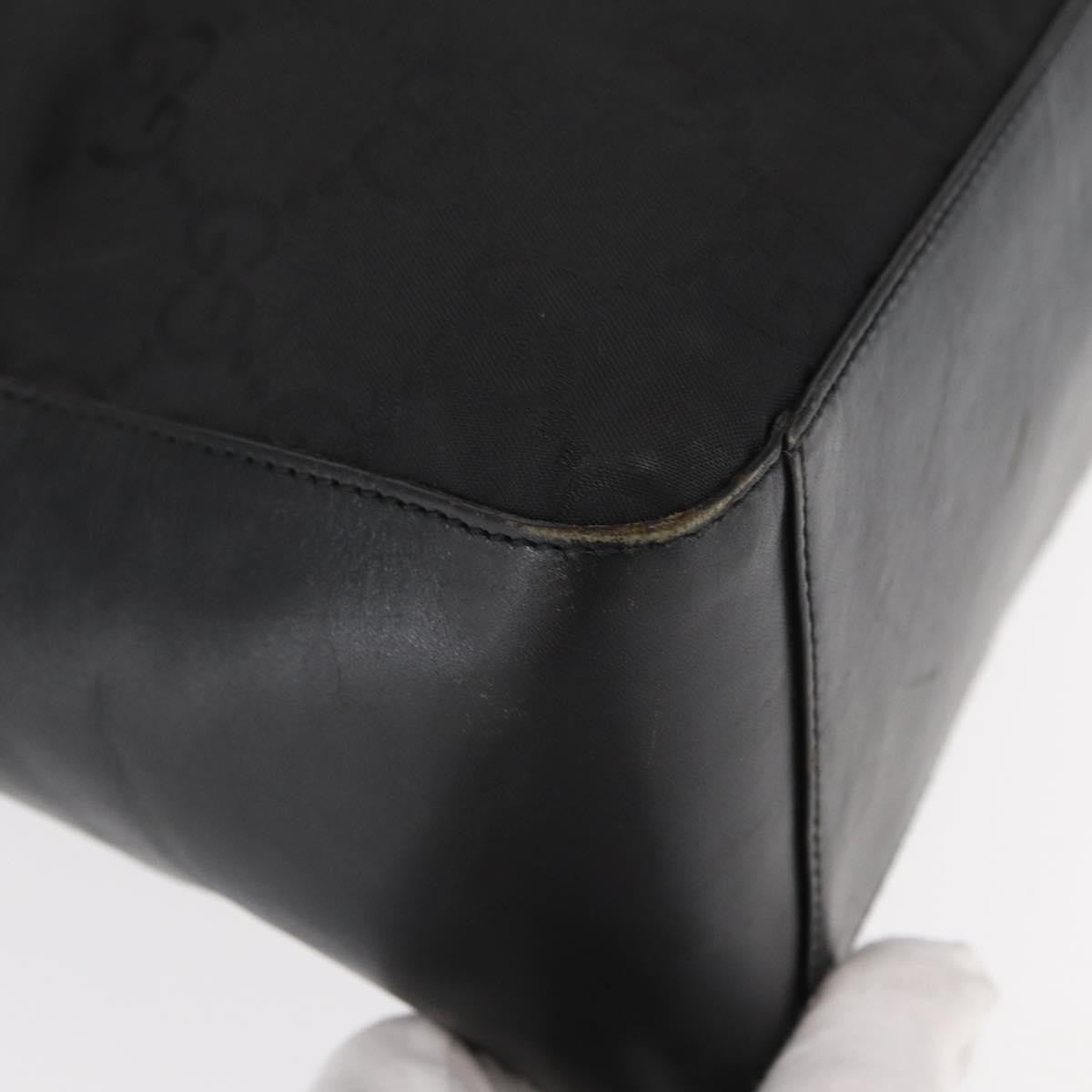 Gucci Vintage Hobo Gg Canvas Black Canvas Shoulder Bag Bag (Pre-Owned)