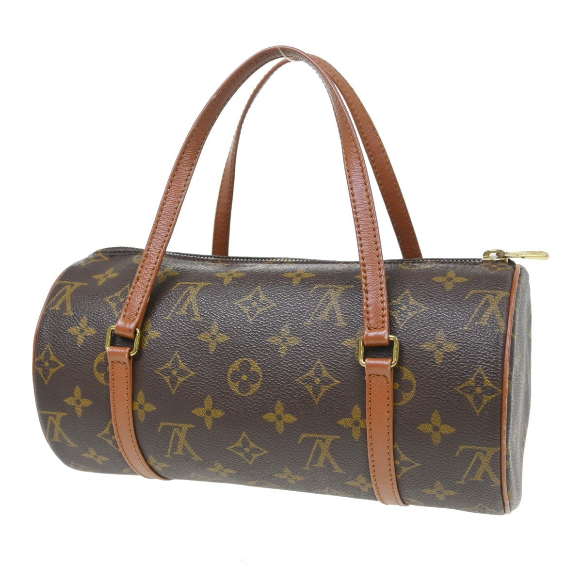 Louis Vuitton Papillon Handbag Monogram Canvas Brown Canvas Handbag (Pre-Owned)