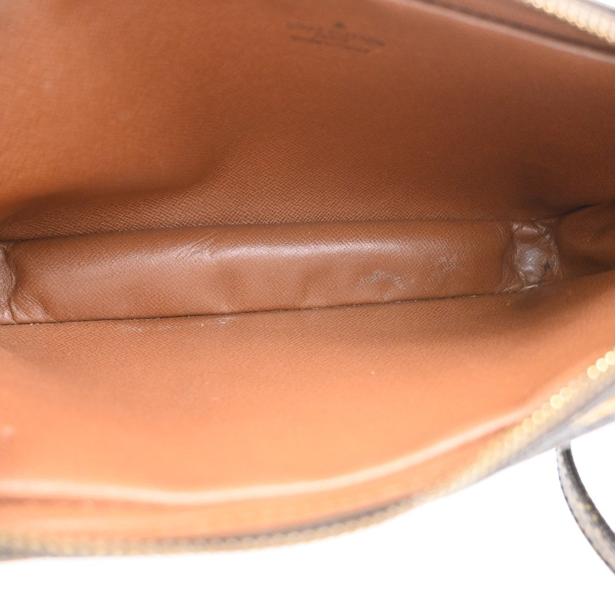 Louis Vuitton Pochette Marly Bandouliere Bag Monogram Canvas Brown Leather Shoulder Bag Bag (Pre-Owned)