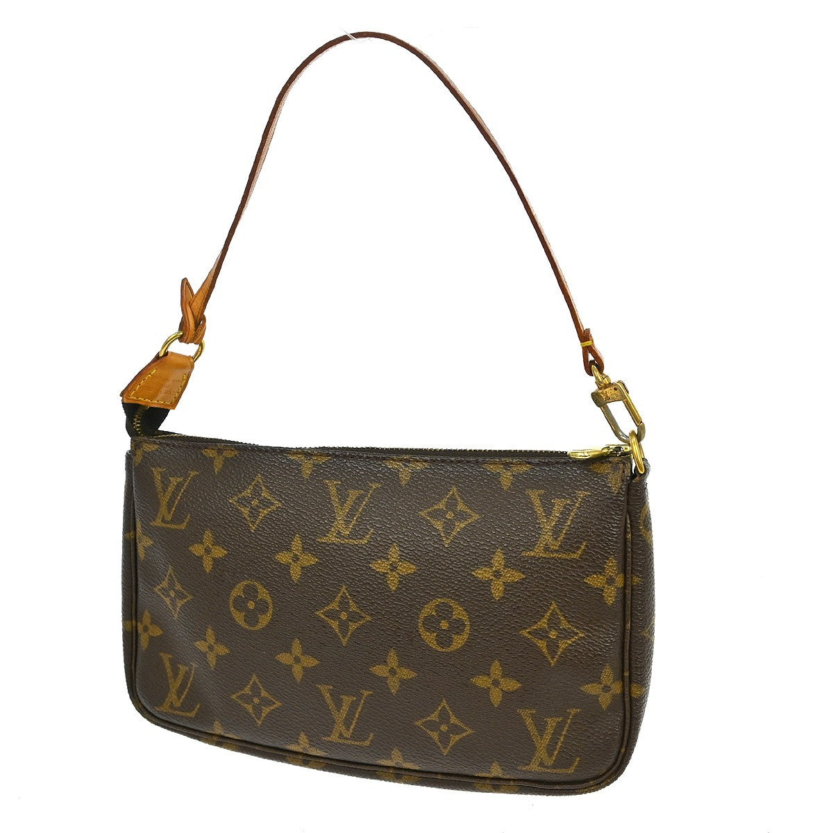 Louis Vuitton Pochette Accessoires Nm Monogram Canvas Brown Canvas Clutche & Pouche Bag (Pre-Owned)