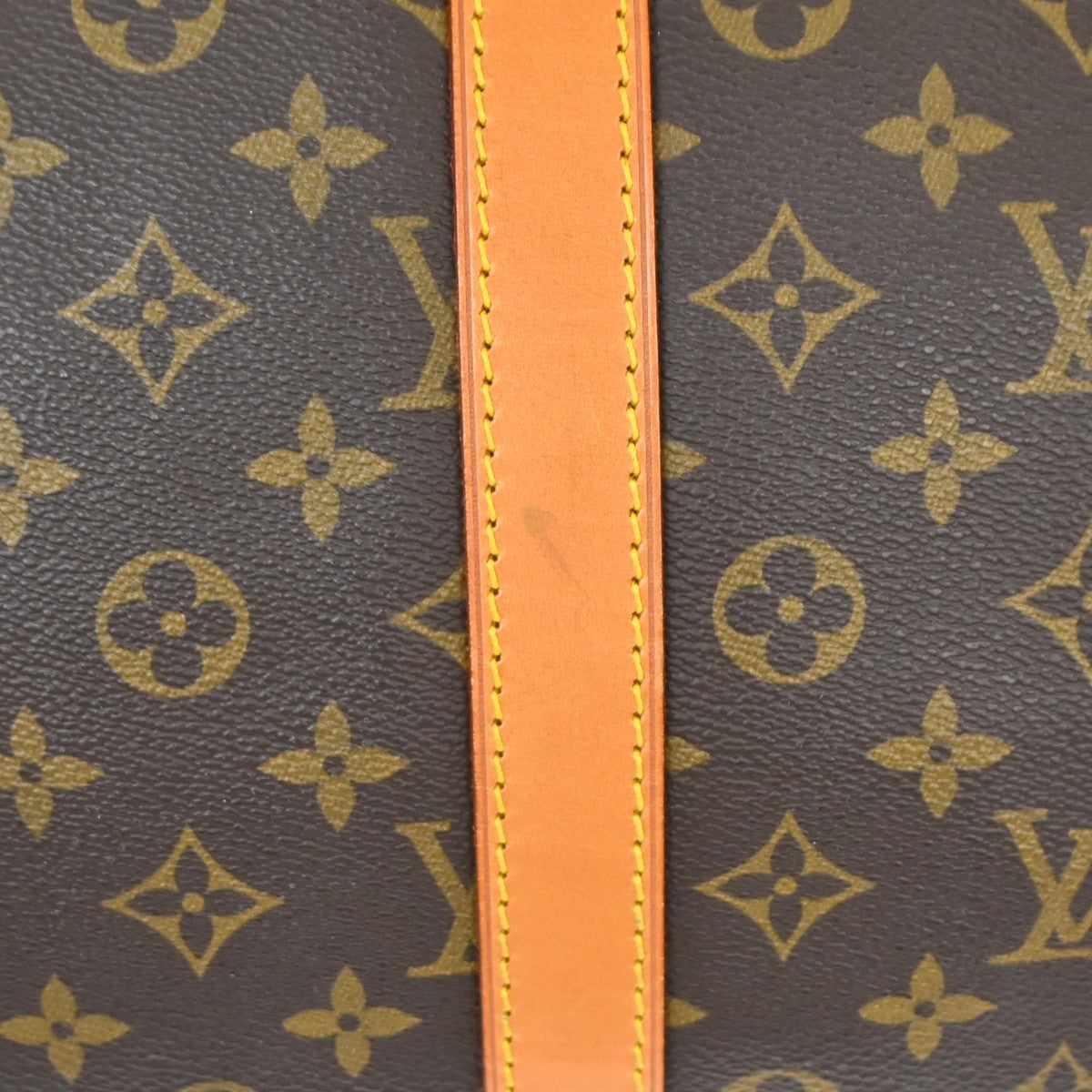 Louis Vuitton Keepall Bag Monogram Canvas Brown Canvas Travel Bag Bag (Pre-Owned)