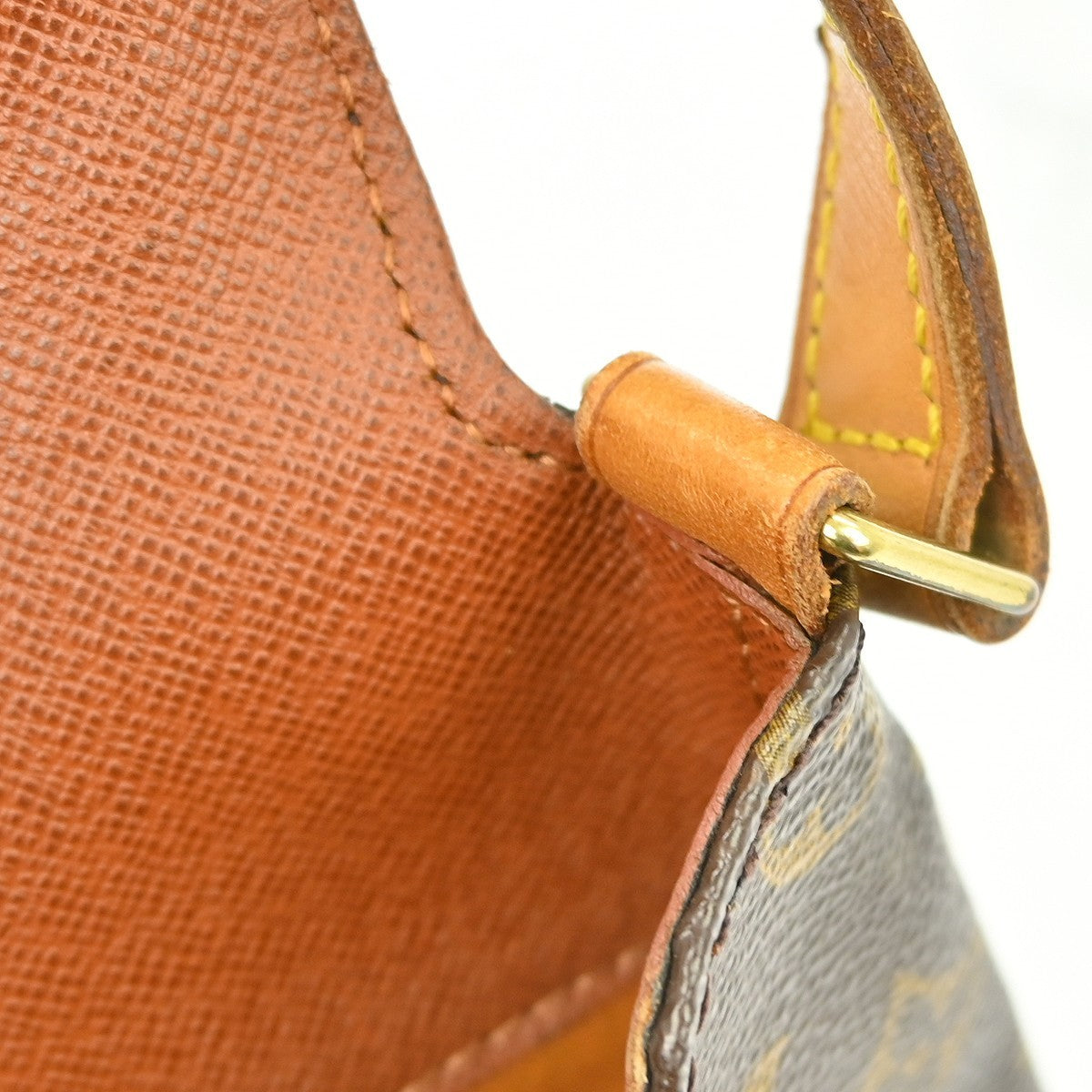 Louis Vuitton Musette Tango Handbag Monogram Canvas Brown Canvas Shoulder Bag Bag (Pre-Owned)