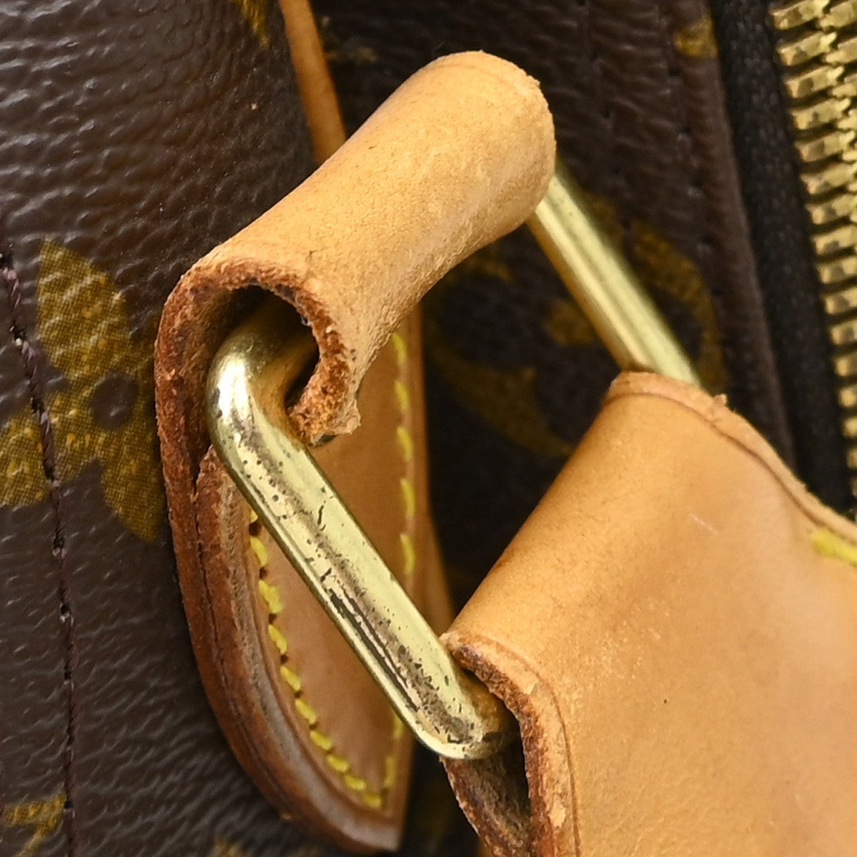 Louis Vuitton Reporter Bag Monogram Canvas Brown Canvas Shoulder Bag Bag (Pre-Owned)