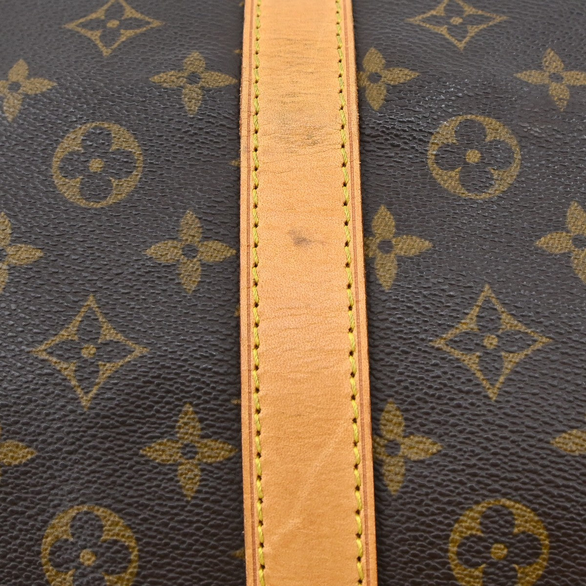 Louis Vuitton Keepall Bag Monogram Canvas Brown Canvas Travel Bag Bag (Pre-Owned)