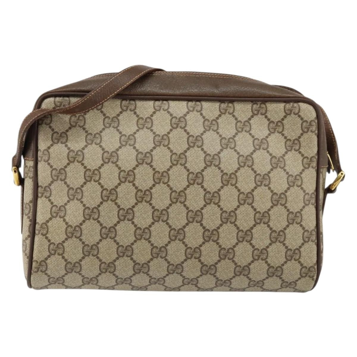 Gucci Vintage Ophidia Shoulder Bag Gg Canvas Beige Pvc Shoulder Bag Bag (Pre-Owned)