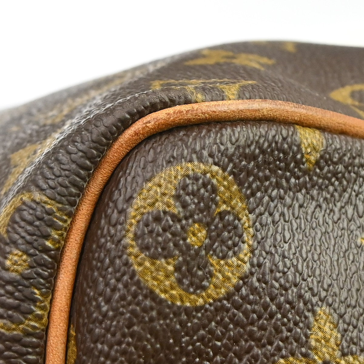 Louis Vuitton Speedy Handbag Monogram Canvas Brown Canvas Handbag (Pre-Owned)
