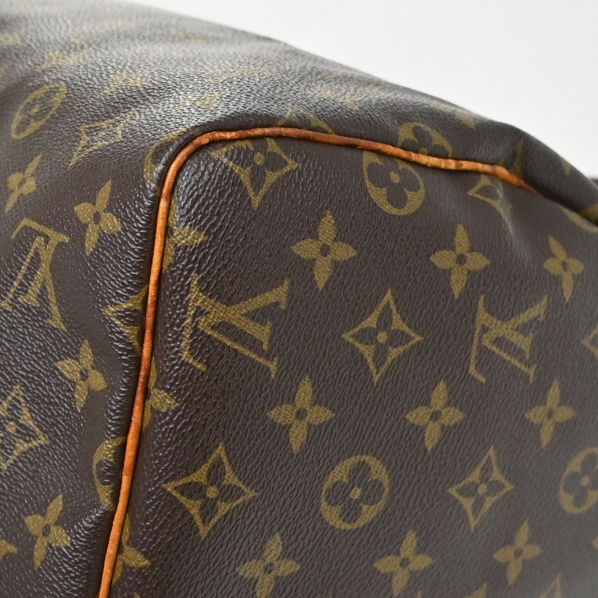 Louis Vuitton Speedy Handbag Monogram Canvas Brown Canvas Handbag (Pre-Owned)