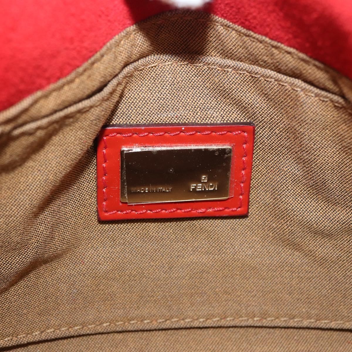 Fendi Forever Mama Bag Patent Red Patent_Leather Shoulder Bag Bag (Pre-Owned)