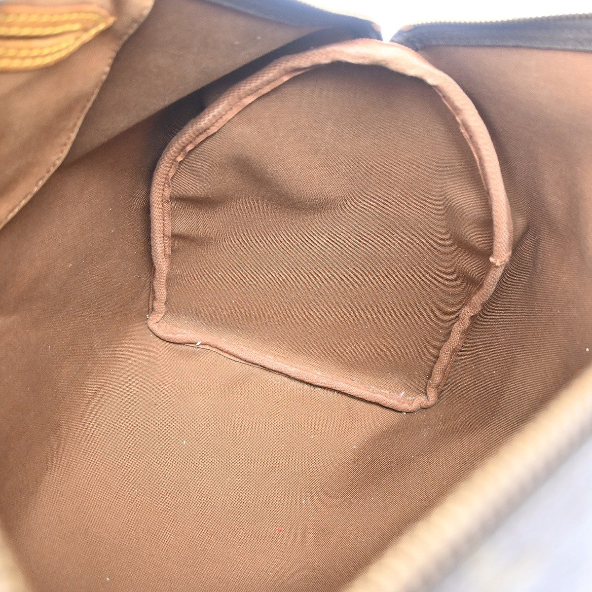 Louis Vuitton Speedy Handbag Monogram Canvas Brown Canvas Handbag (Pre-Owned)