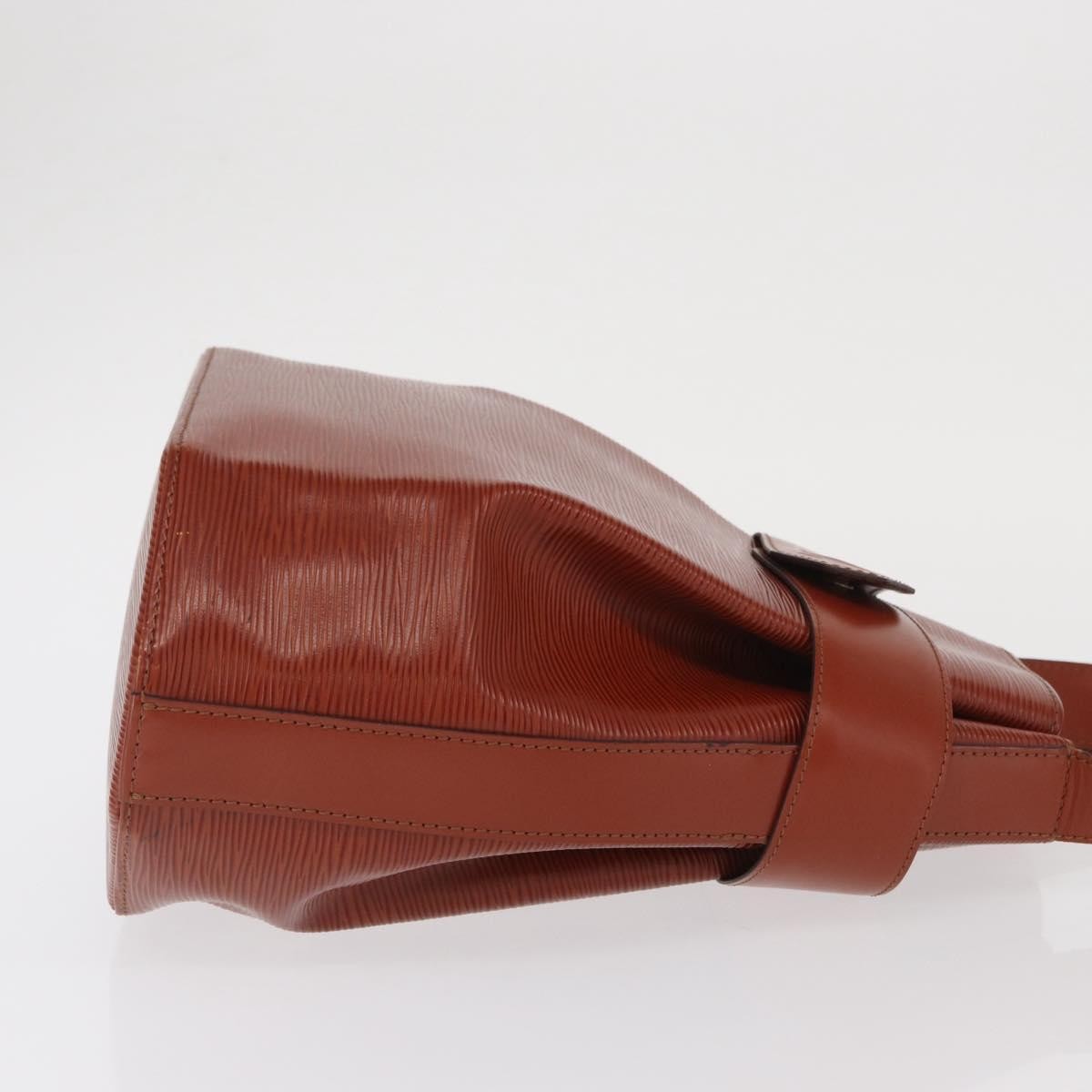 Louis Vuitton Vintage Sac D'epaule Handbag Epi Leather Brown Leather Shoulder Bag Bag (Pre-Owned)