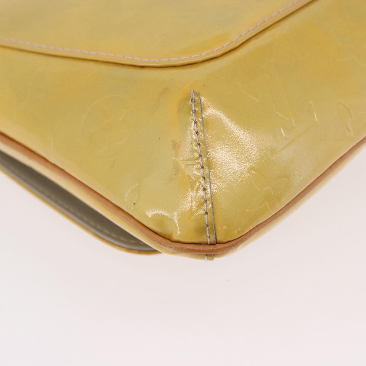 Louis Vuitton Thompson Street Handbag Monogram Vernis Yellow Patent_Leather Shoulder Bag Bag (Pre-Owned)