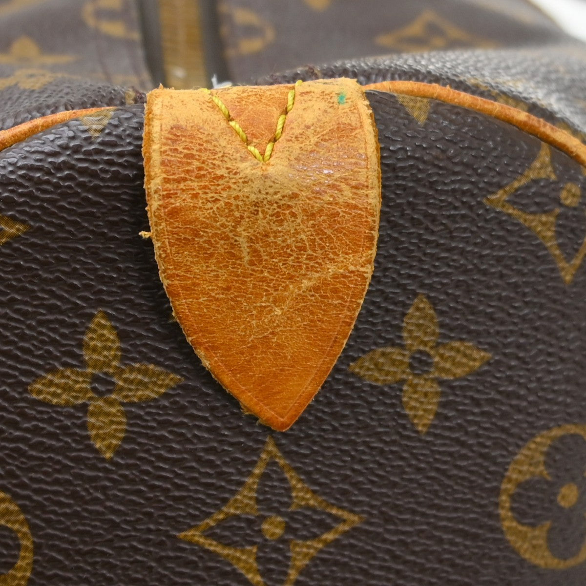 Louis Vuitton Keepall Bag Monogram Canvas Brown Canvas Travel Bag Bag (Pre-Owned)