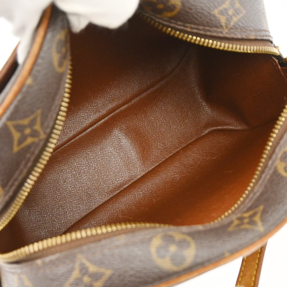 Louis Vuitton Blois Handbag Monogram Canvas Brown Canvas Shoulder Bag Bag (Pre-Owned)