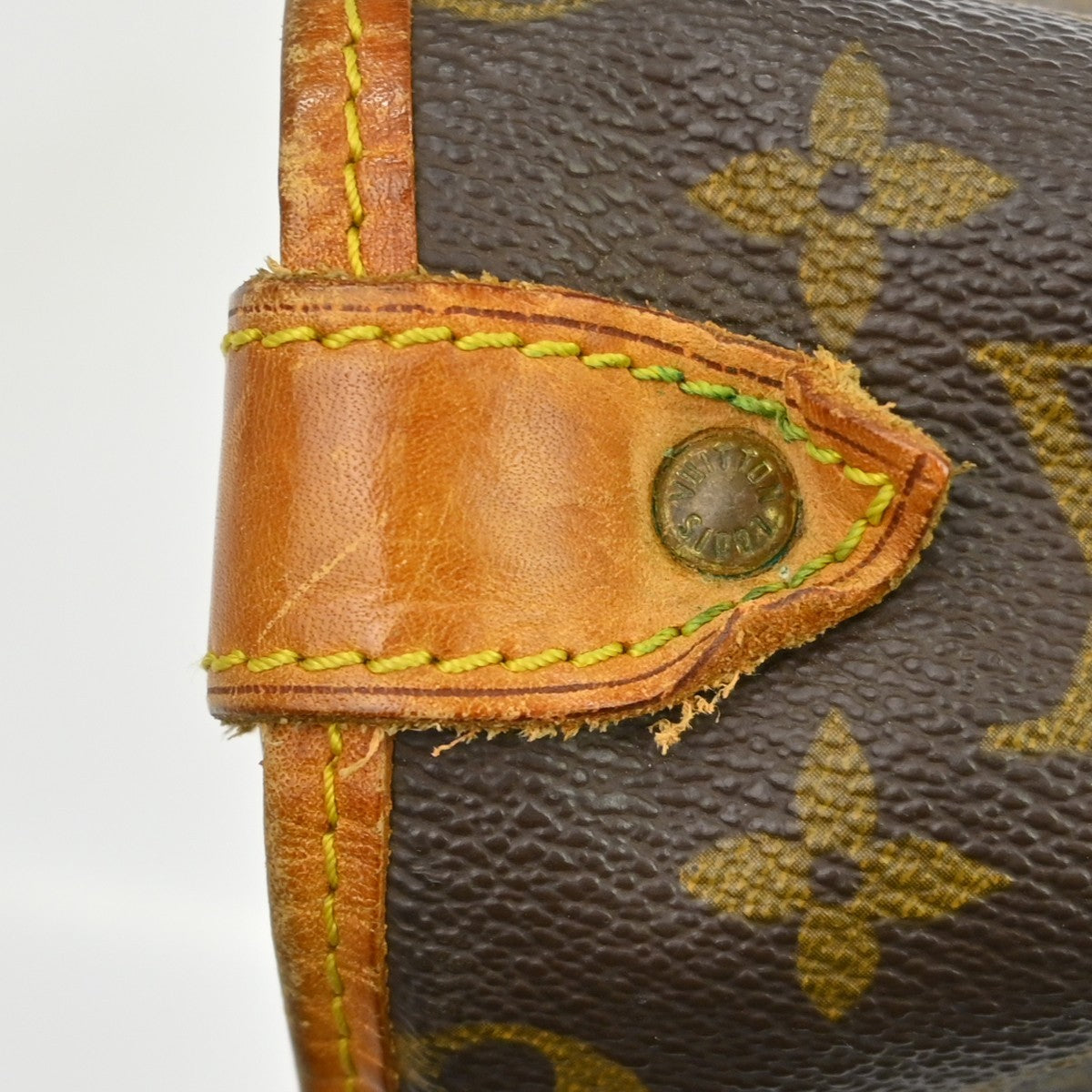 Louis Vuitton Saumur Handbag Monogram Canvas Brown Canvas Shoulder Bag Bag (Pre-Owned)