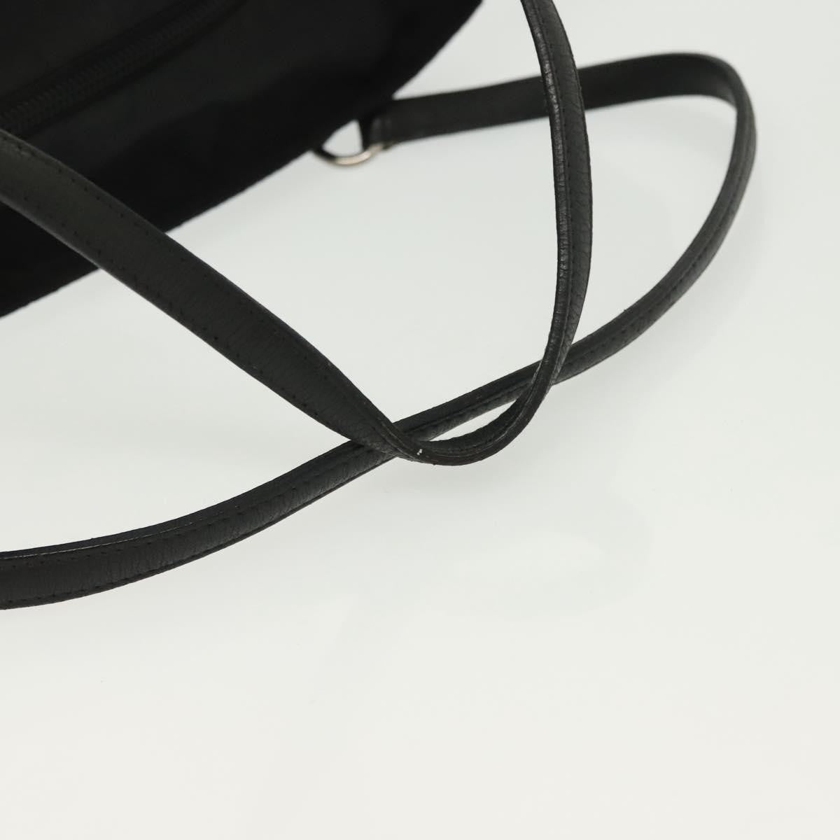 Prada Vintage Tote Tessuto Black Nylon Tote Bag Bag (Pre-Owned)