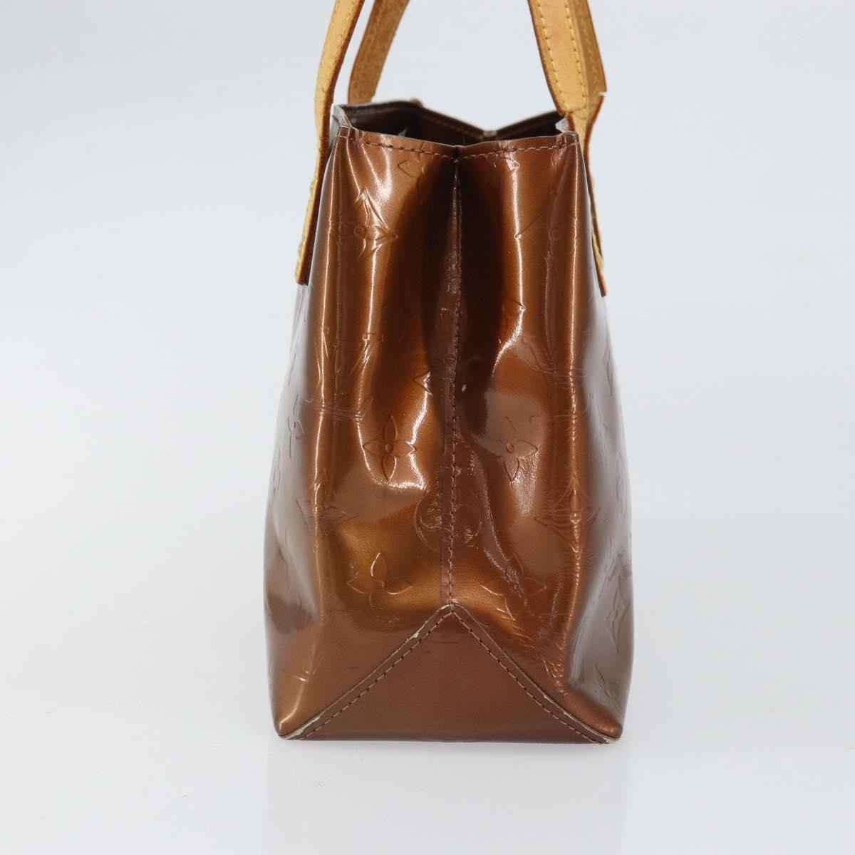 Louis Vuitton Reade Handbag Monogram Vernis Brown Patent_Leather Handbag (Pre-Owned)