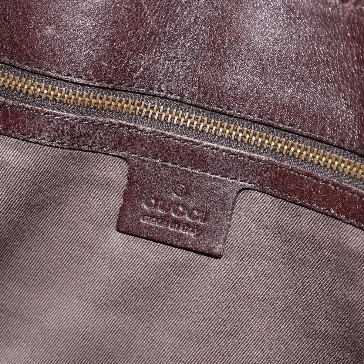 Gucci Belted Bucket Tote Gg Canvas With Leather Beige Canvas Tote Bag Bag (Pre-Owned)