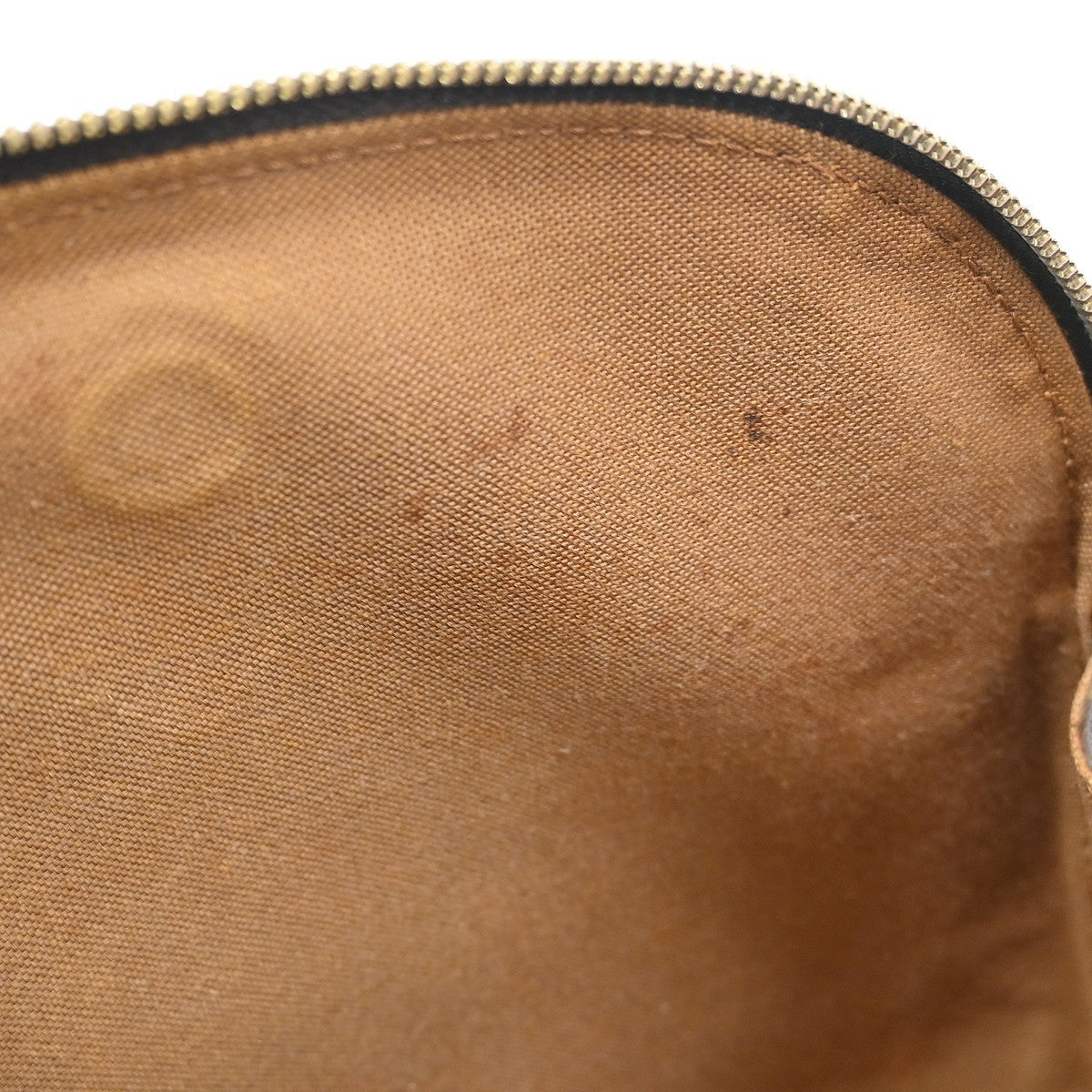 Louis Vuitton Alma Handbag Monogram Canvas Brown Canvas Handbag (Pre-Owned)