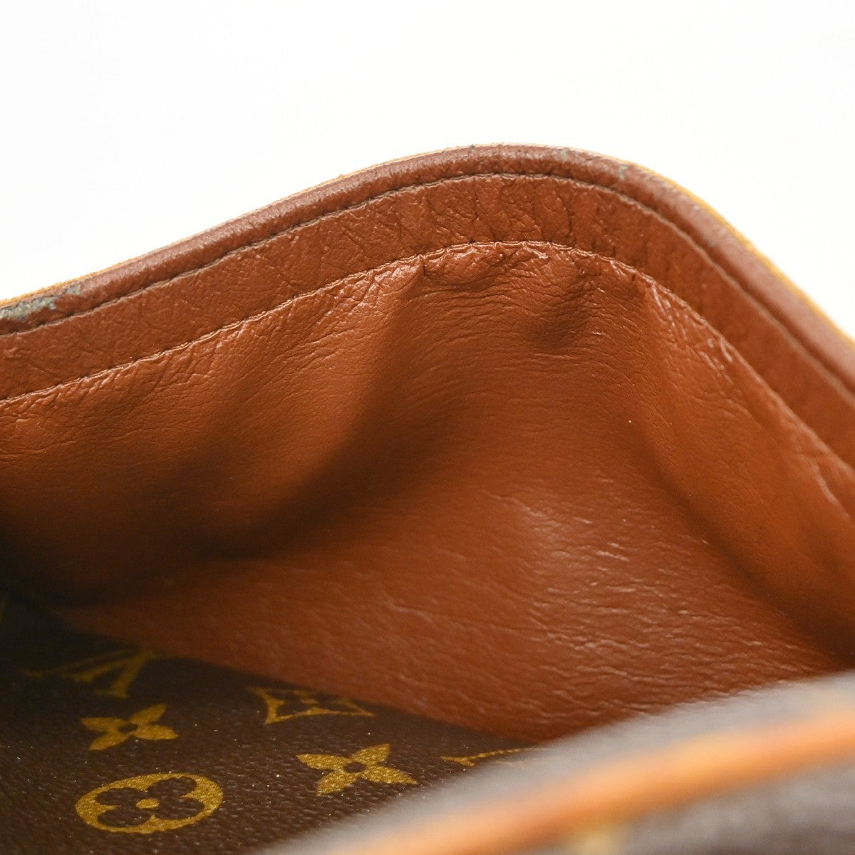 Louis Vuitton Blois Handbag Monogram Canvas Brown Canvas Shoulder Bag Bag (Pre-Owned)