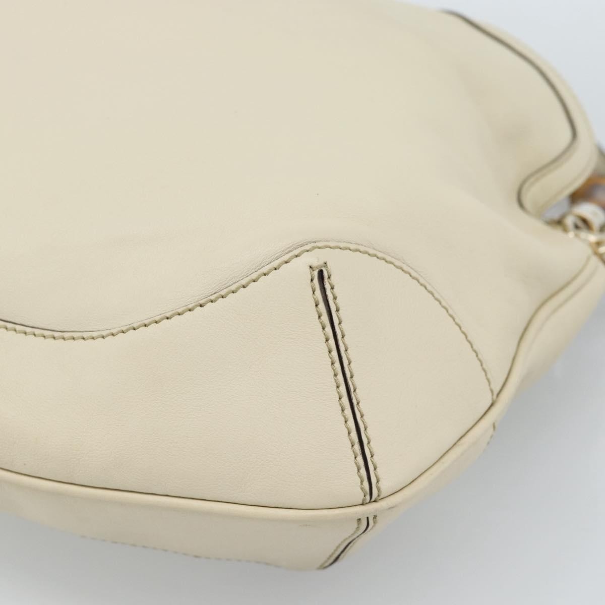 Gucci Vintage Convertible Bamboo Top Handle Bag Leather Multicolour Leather Handbag (Pre-Owned)