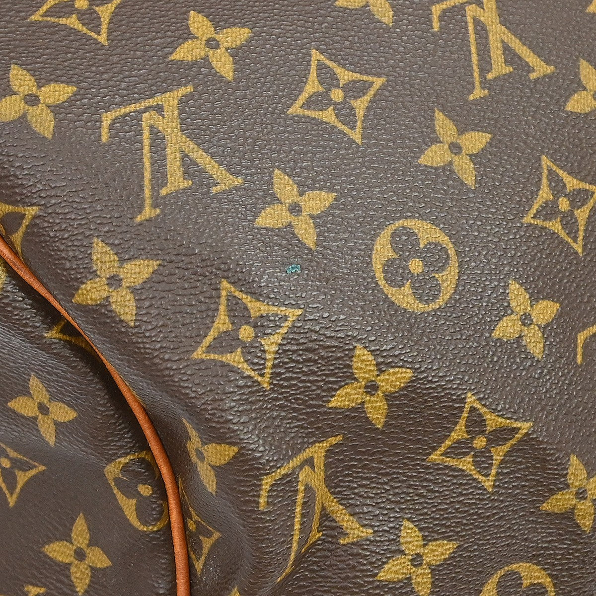 Louis Vuitton Keepall Bag Monogram Canvas Brown Canvas Travel Bag Bag (Pre-Owned)