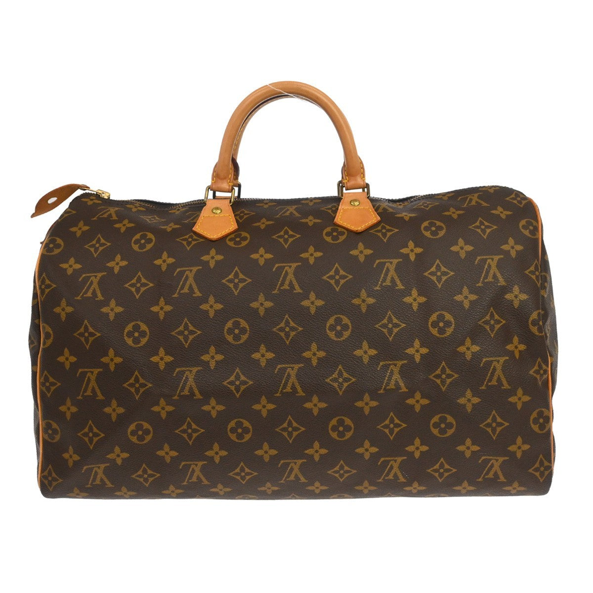 Louis Vuitton Speedy Handbag Monogram Canvas Brown Canvas Handbag (Pre-Owned)