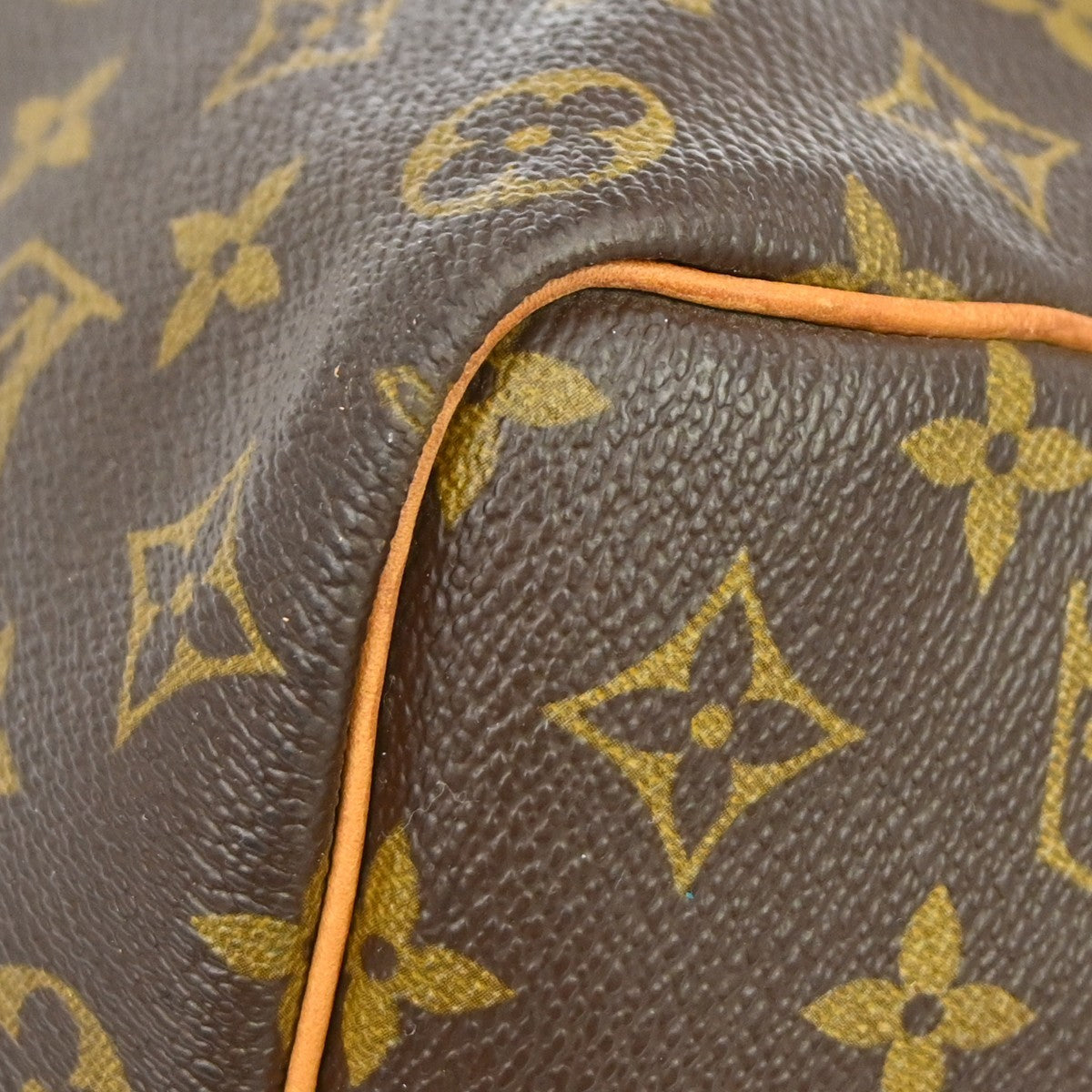 Louis Vuitton Keepall Bag Monogram Canvas Brown Canvas Travel Bag Bag (Pre-Owned)