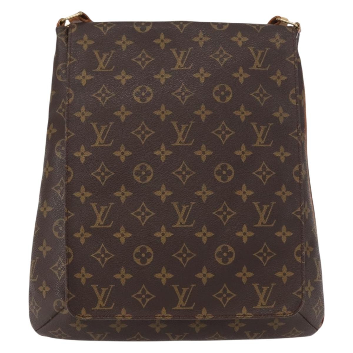 Louis Vuitton Musette Salsa Handbag Monogram Canvas Brown Canvas Shoulder Bag Bag (Pre-Owned)