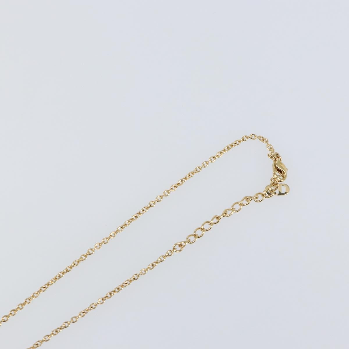 Christian Dior Cd Pendant Necklace Metal Gold Metal Jewelry (Pre-Owned)