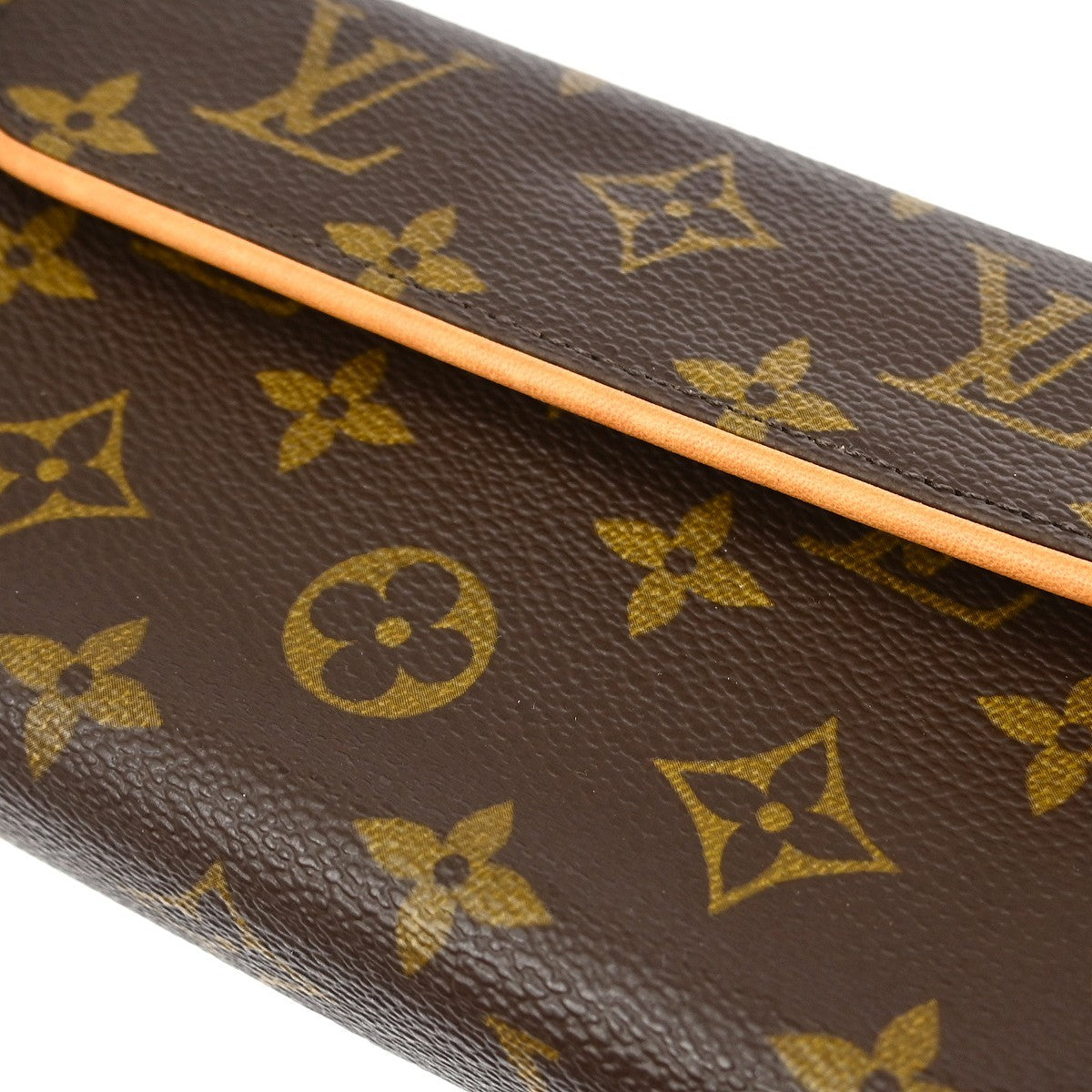 Louis Vuitton Florentine Waist Bag Monogram Canvas Brown Canvas Clutche & Pouche Bag (Pre-Owned)
