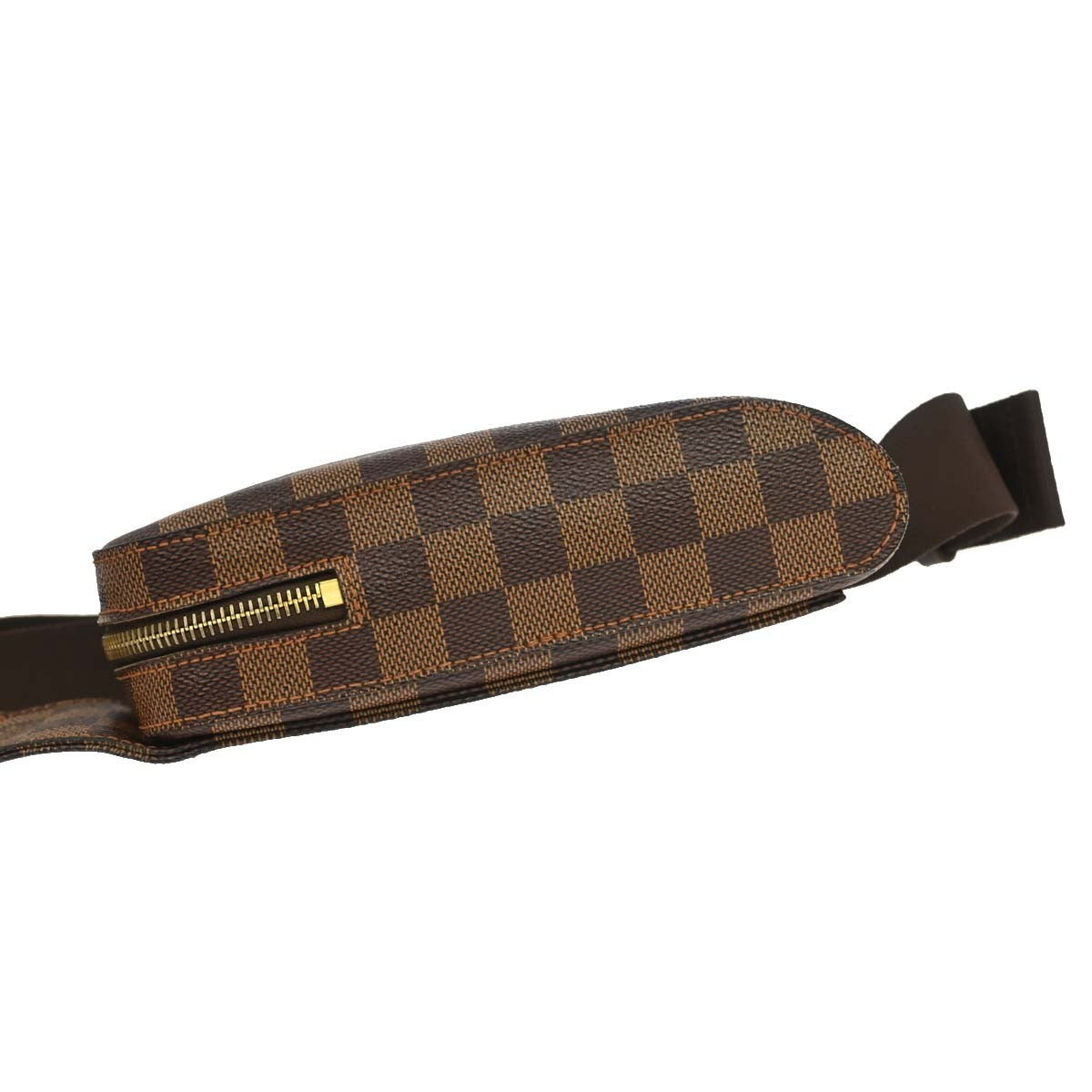 Louis Vuitton Geronimos Waist Bag Damier Brown Canvas Shoulder Bag Bag (Pre-Owned)
