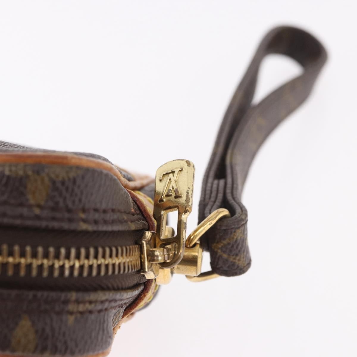 Louis Vuitton Marly Dragonne Clutch Monogram Canvas Brown Canvas Clutche & Pouche Bag (Pre-Owned)