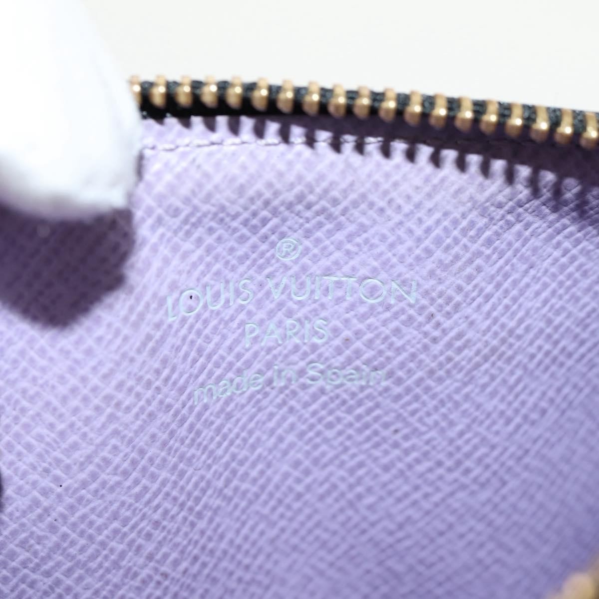 Louis Vuitton Pochette Clés Nm Monogram Multicolor Canvas Black Canvas Wallets Accessory (Pre-Owned)