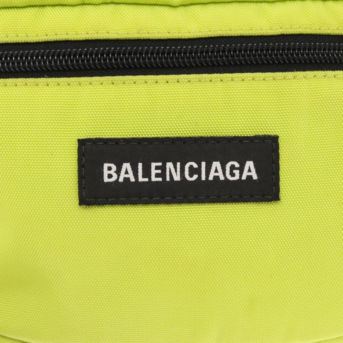 Balenciaga Explorer Belt Bag Nylon Yellow Nylon Shoulder Bag Bag (Pre-Owned)