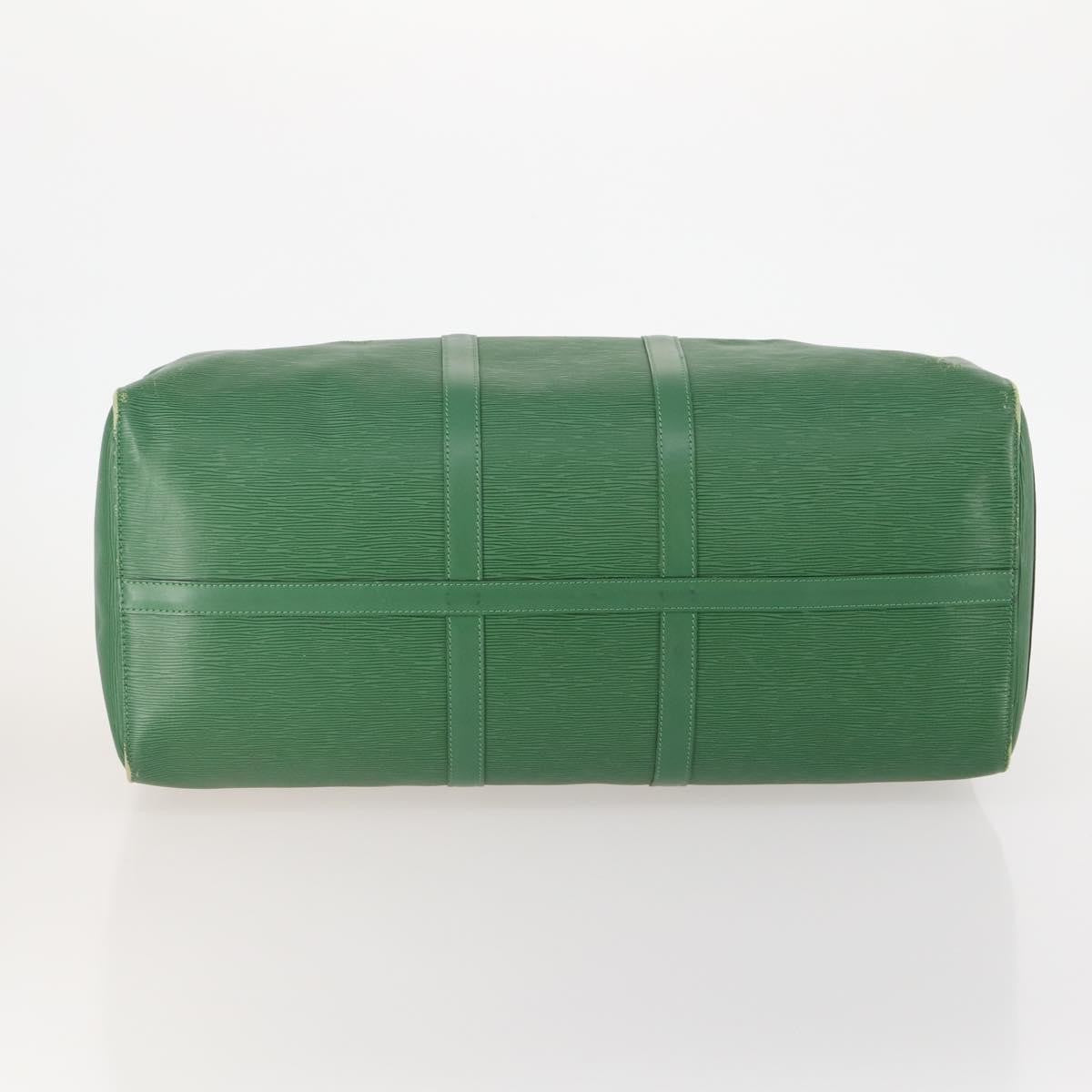 Louis Vuitton Keepall Bag Epi Leather Green Leather Travel Bag Bag (Pre-Owned)