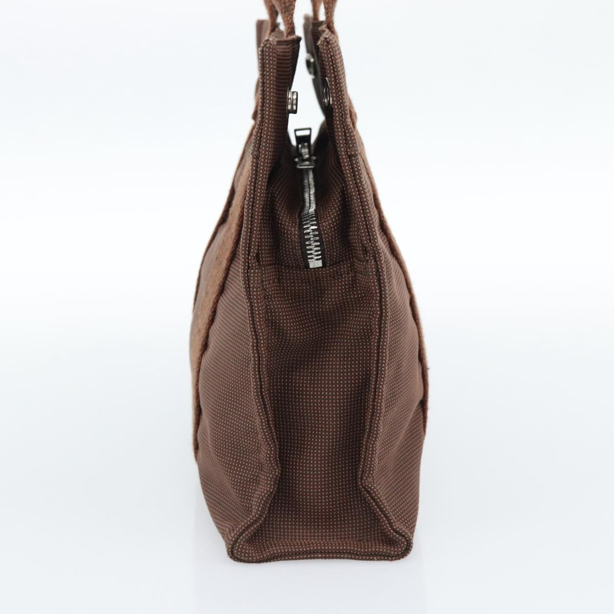 Hermes Fourre-Tout Herline Fourre-Tout Herline Brown Canvas Tote Bag Bag (Pre-Owned)