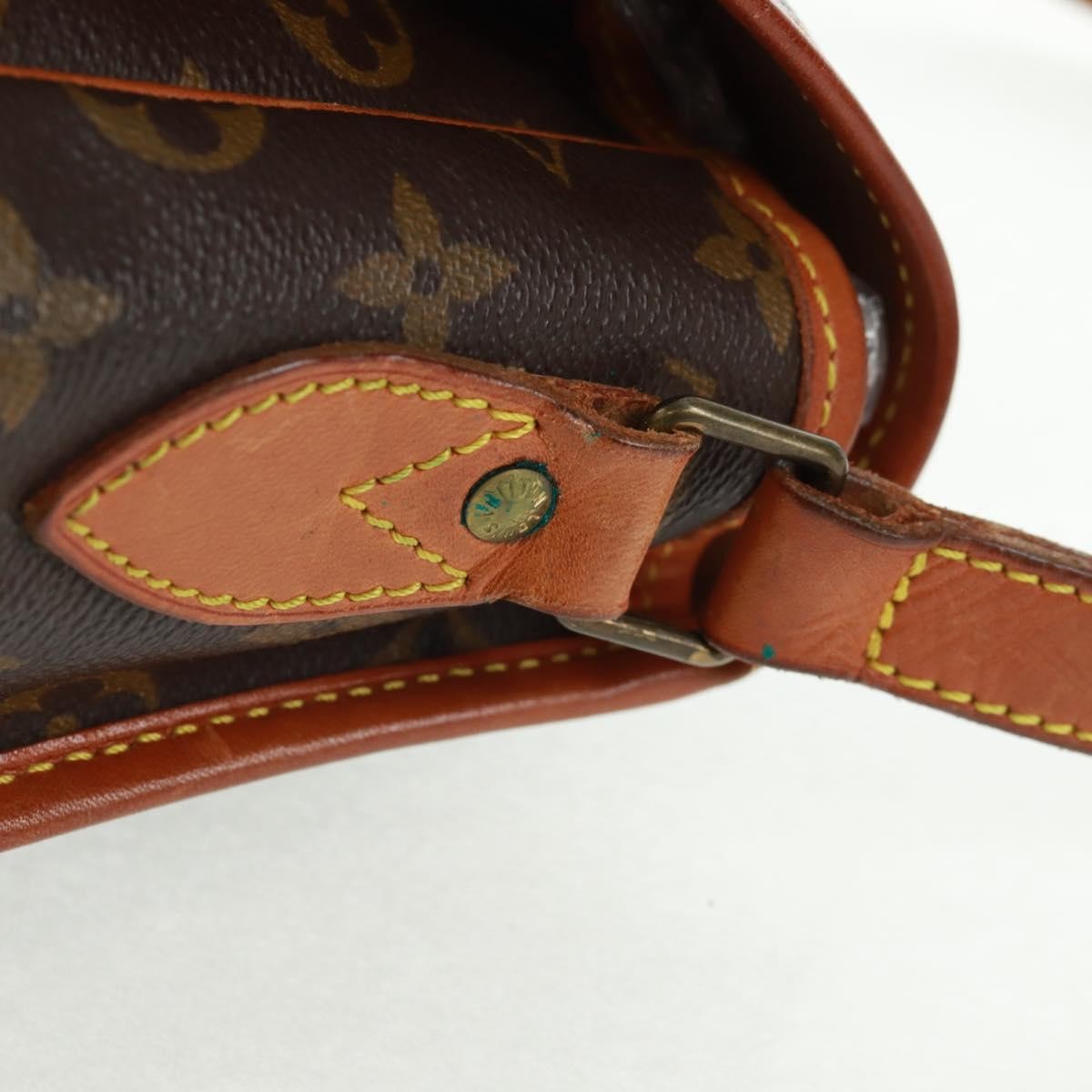 Louis Vuitton Sac Gibeciere Messenger Bag Monogram Canvas Brown Canvas Shoulder Bag Bag (Pre-Owned)