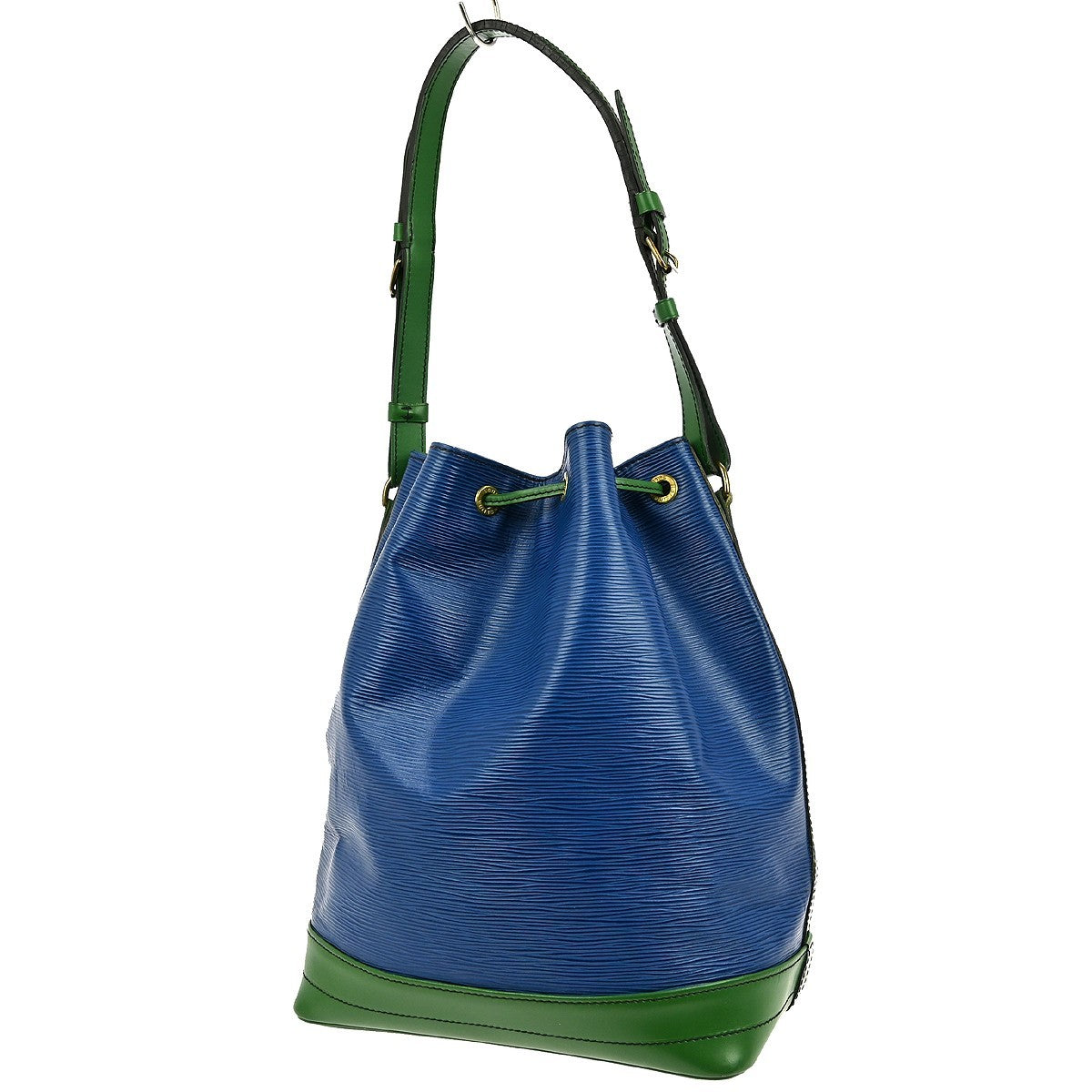 Louis Vuitton Bicolor Noe Handbag Epi Leather Blue Leather Shoulder Bag Bag (Pre-Owned)