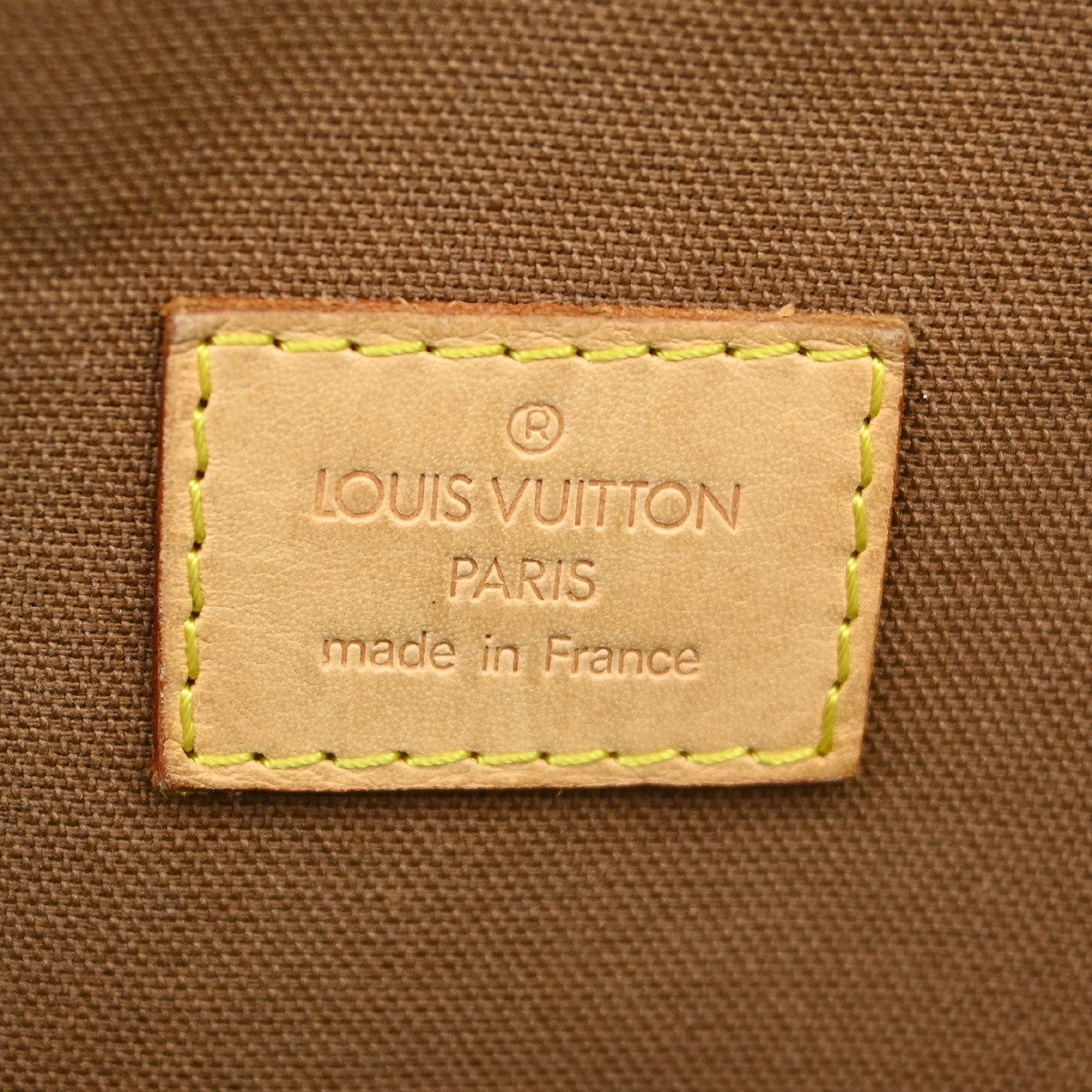 Louis Vuitton Lockit Handbag Monogram Canvas Brown Canvas Shoulder Bag Bag (Pre-Owned)