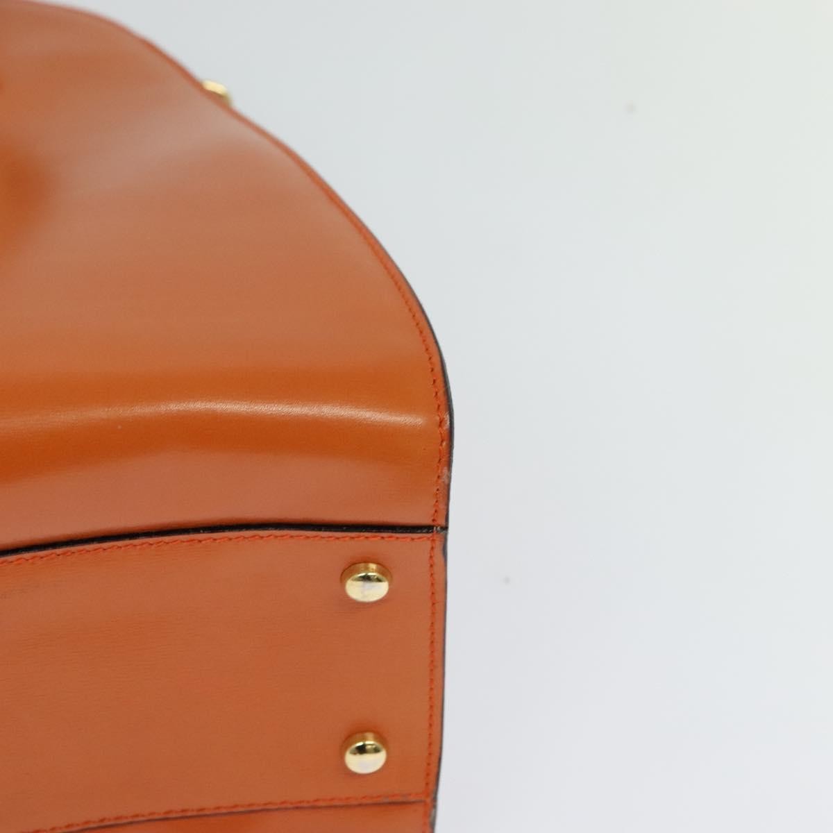 Celine Tote Bag Leather Gold Leather Tote Bag Bag (Pre-Owned)
