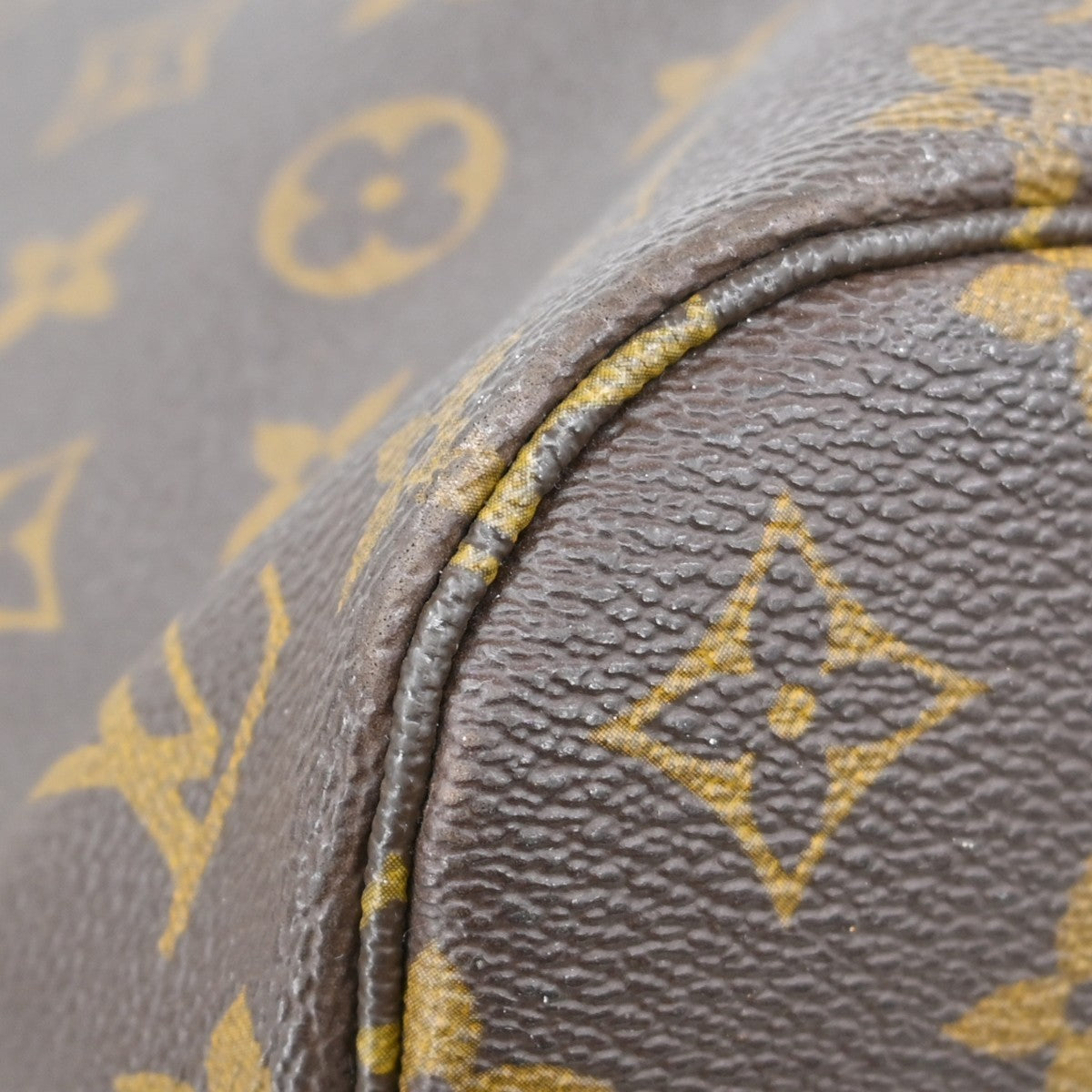 Louis Vuitton Neverfull Bandouliere Inside Out Monogram Canvas With Leather Brown Canvas Tote Bag Bag (Pre-Owned)